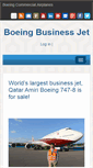 Mobile Screenshot of boeingbusinessjet.com
